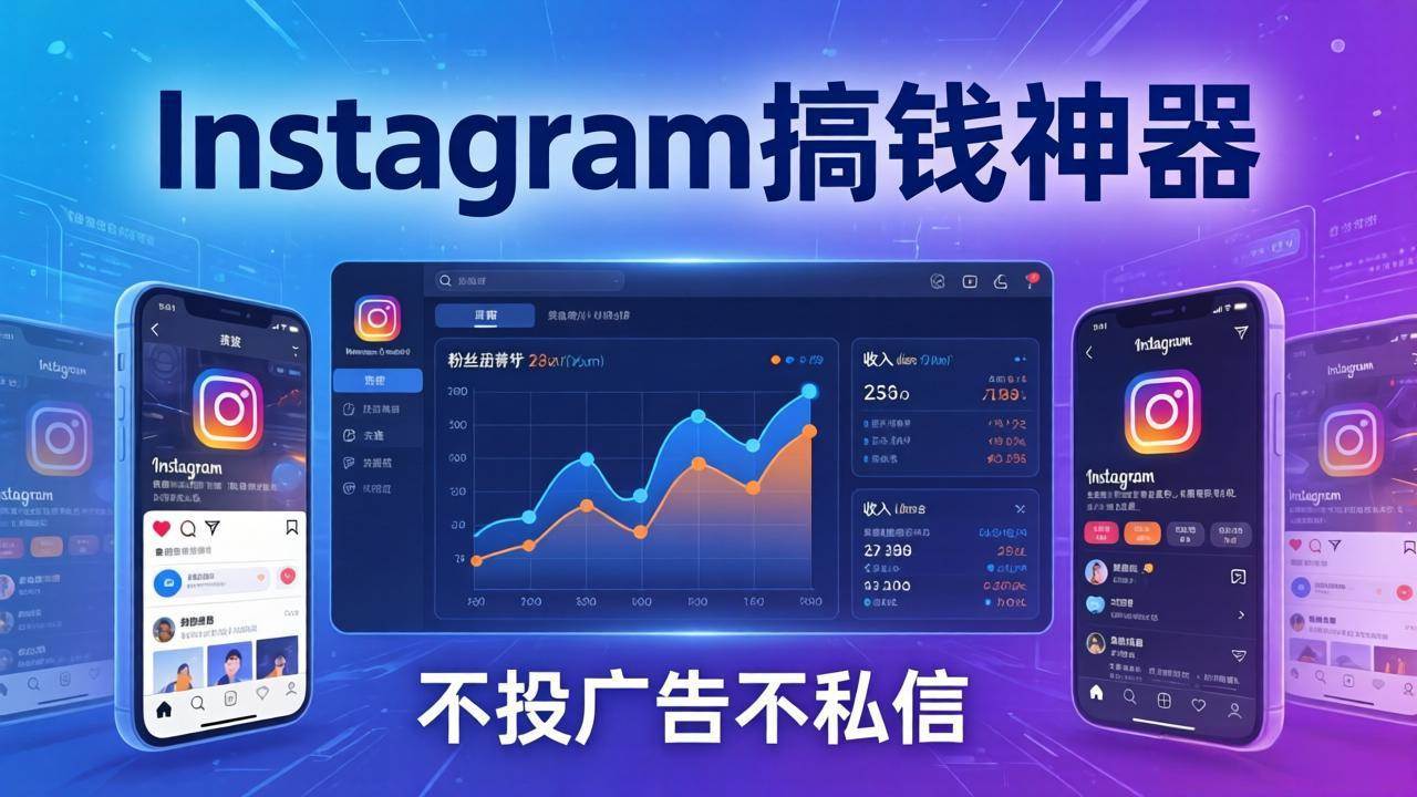 (17731期)Instagram搞钱神器:月涨6万粉+月入5万刀,不投广告不私信,靠算法+低价产品-研习库