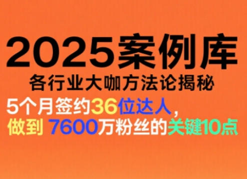 波波来了案例库，收录各行业大咖的方法论，各行业大咖方法论揭秘（更新2026年3月）-研习库
