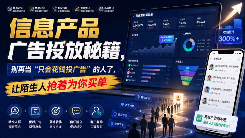 信息产品广告投放秘籍，别再当“只会花钱投广告”的人了，让陌生人抢着为你买单【原创双语字幕】-研习库