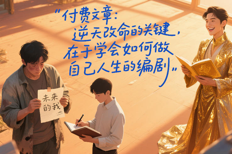 付费文章：逆天改命的关键，在于学会如何做自己人生的编剧-研习库