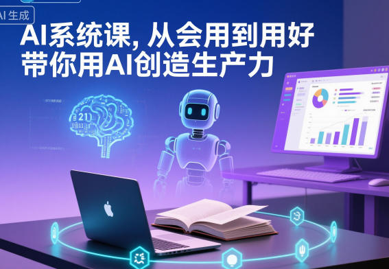 AI系统课,从会用到用好,带你用AI创造生产力 AI系统课,从会用到用好,带你用AI创造生产力