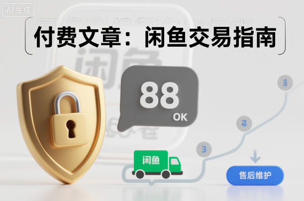 付费文章：闲鱼交易指南，怎么才能降低被坑被马扁的概率-研习库