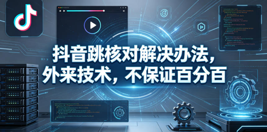 抖音跳核对解决办法，外来技术，不保证百分百-研习库