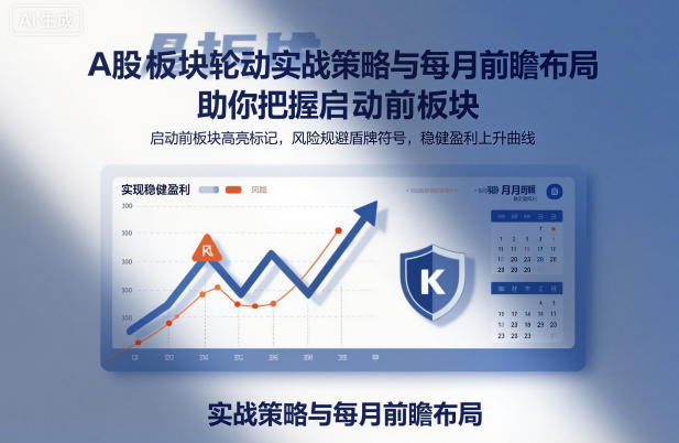 A股板块轮动实战策略与每月前瞻布局，助你把握启动前板块，规避风险，实现稳健盈利-研习库