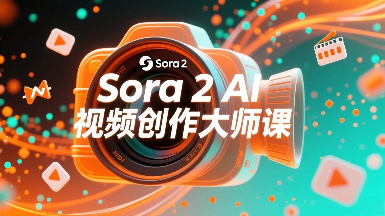 （17081期）如何利用Sora 2创建流行AI人工智能视频大师班教程：掌握创作全流程，产出百万播放内容-研习库