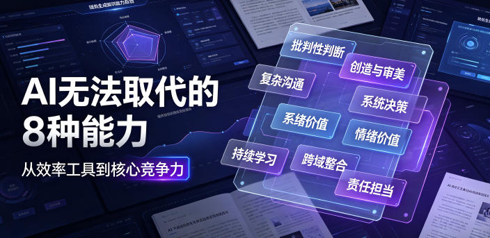 付费文章:AI无法取代的8种能力-研习库