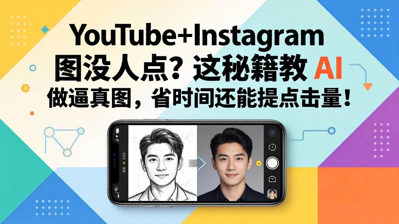 (17911期)YouTube+Instagram 图没人点?这秘籍教 AI 做逼真图,省时间还能提点击量-研习库