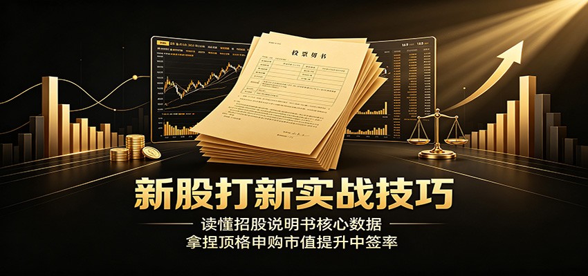新股打新实战技巧:读懂招股说明书核心数据,拿捏顶格申购市值提升中签率-研习库