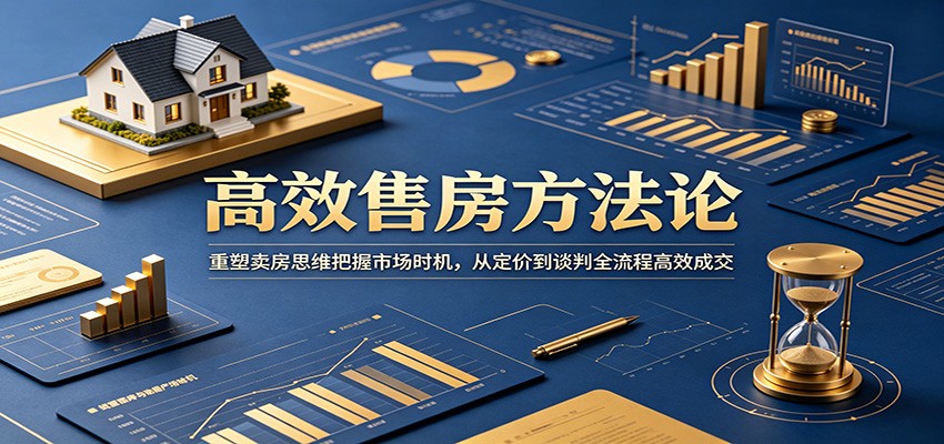 高效售房方法论:重塑卖房思维把握市场时机,从定价到谈判全流程高效成交-研习库