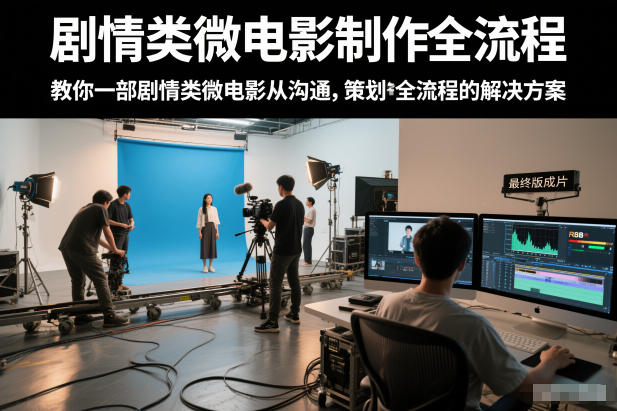 剧情类微电影制作全流程，教你一部剧情类微电影从沟通，策划到拍摄制作全流程的解决方案-研习库