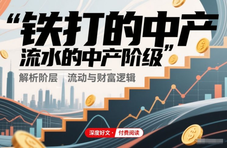 付费文章：铁打的中产，流水的中产阶级-研习库