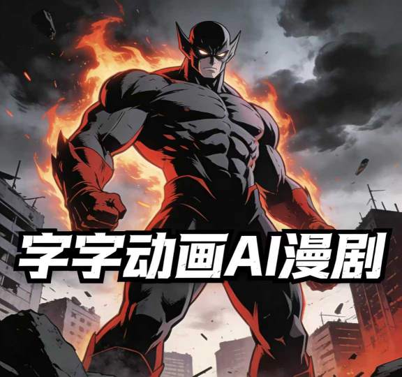 字字动画AI漫剧2026年第1期系统课程，小白看完就能学会实操的漫剧课，单人月收1-3W-研习库