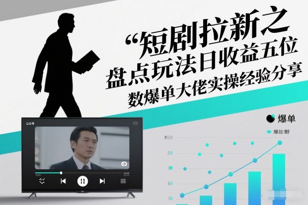 短剧拉新之盘点玩法日收益五位数爆单大佬实操经验分享-研习库