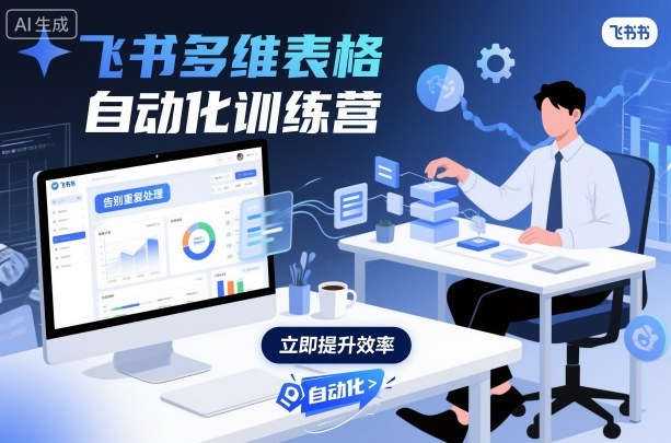 飞书多维表格自动化训练营，手把手教你告别重复处理，用多维表格开启高效办公新模式-研习库