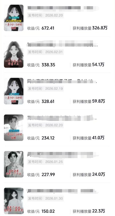 抖音某博主的AI情感故事第一人称解说视频教学，条条爆款，撸创作伙伴计划收益-研习库