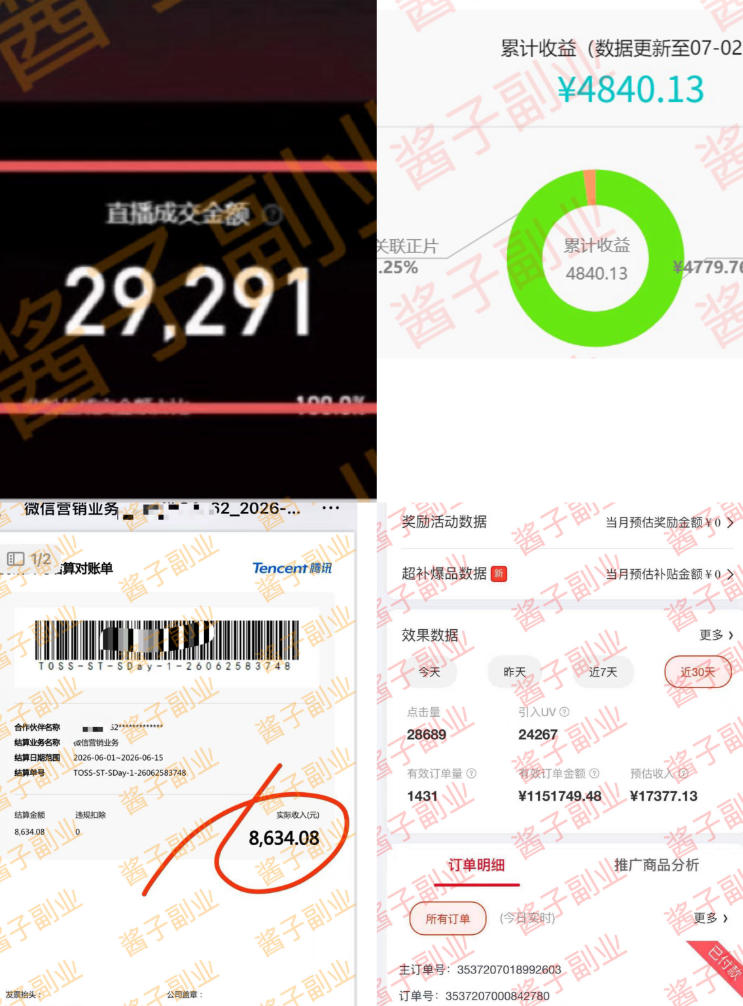 985十年互联网老兵亲测:2026年多个真实落地副业项目,手把手带你搭建被动收入管道(淘宝无人直播、TK拉新、代运营、CSGO……)【揭秘】-研习库