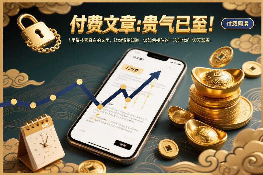 付费文章：贵气已至！用最朴素直白的文字，让你清楚知道，该如何接住这一次时代的泼天富贵-研习库