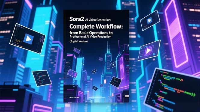 （16758期）Sora2 AI视频生成的系统教程（英文版）：从基础操作到专业级AI视频制作的完整工作流-研习库