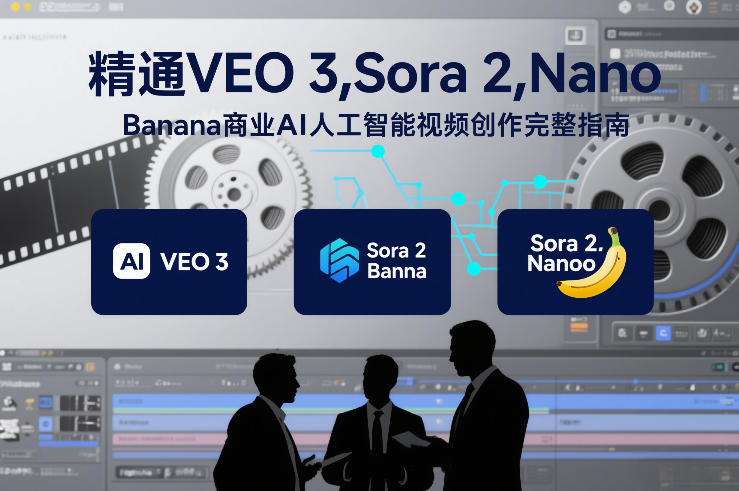 精通VEO 3，Sora 2，Nano Banana商业AI人工智能视频创作完整指南-研习库