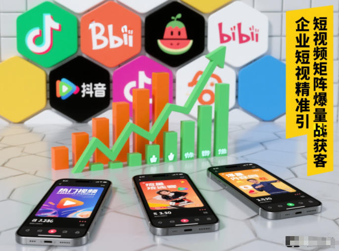 企业短视频精准引流矩阵获客，短视频矩阵爆量战法-研习库