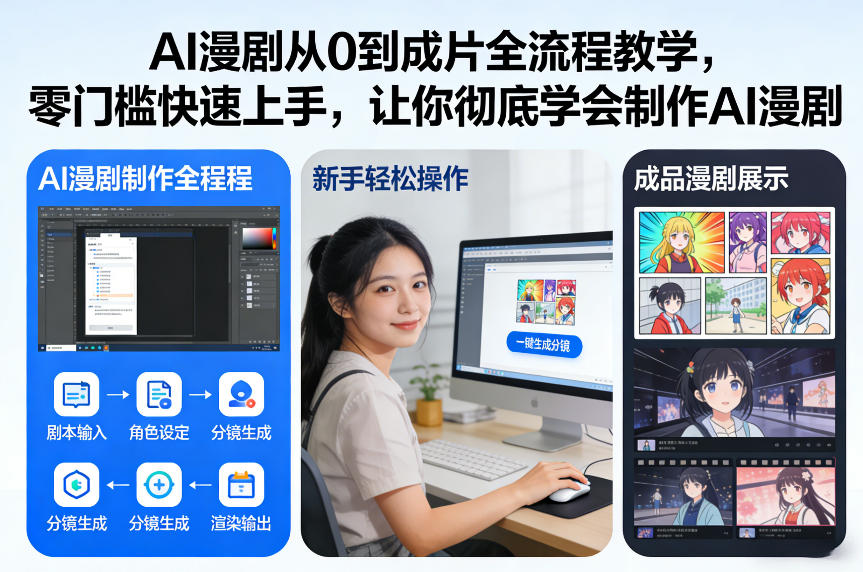 AI漫剧从0到成片全流程教学，零门槛快速上手，让你彻底学会制作AI漫剧【保姆级教程】-研习库