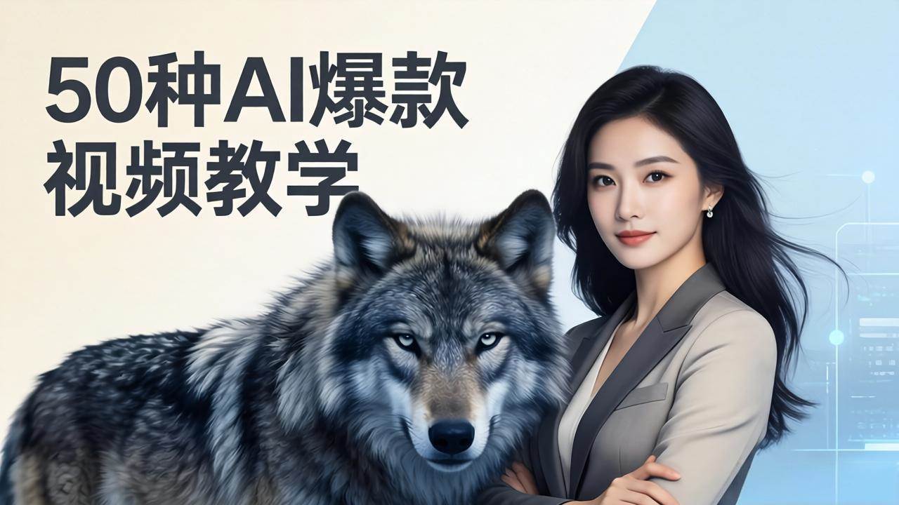 （17815期）50种AI爆款视频教学：影视级古诗词+治愈萌宠+山海经蛟龙，高阶宝典商业落地-研习库