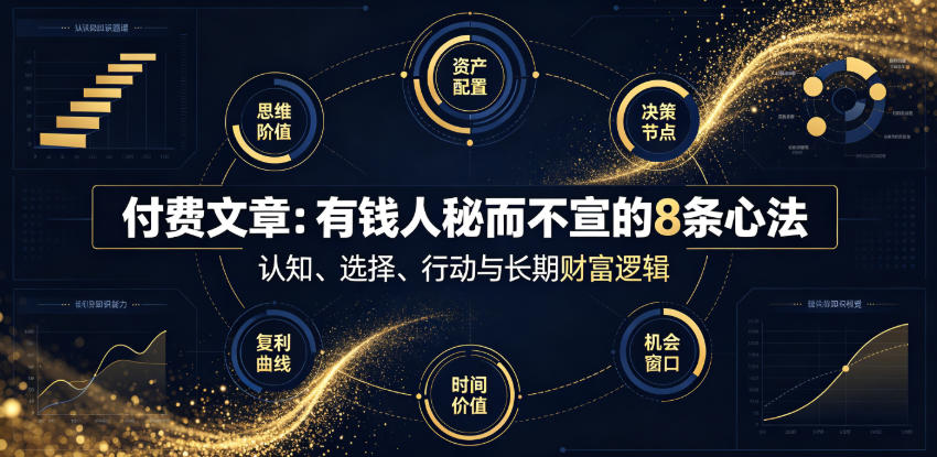 付费文章：有钱人秘而不宣的8条心法-研习库