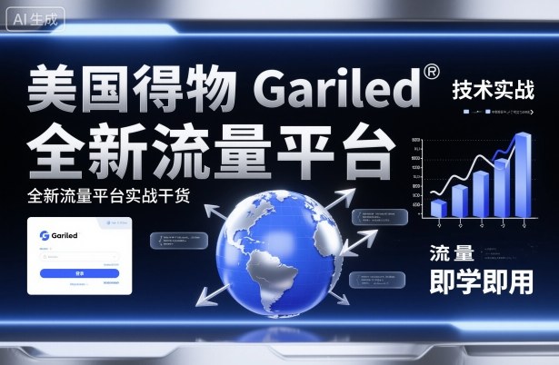 美国得物Gariled技术实战，全新流量平台实战干货，即学即用-研习库
