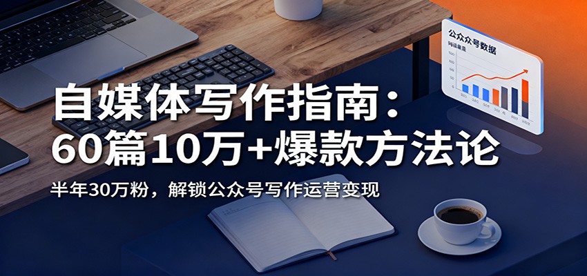自媒体写作指南：60篇10万+爆款方法论，半年30万粉，解锁公众号写作运营变现-研习库