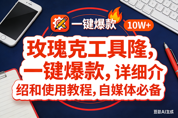 （17352期）玫瑰克隆工具，ai鲁大魔，自媒体必备神器，一键爆款神器，详细教程。-研习库