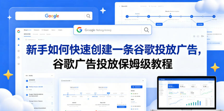 新手如何快速创建一条谷歌投放广告,谷歌广告投放保姆级教程-研习库