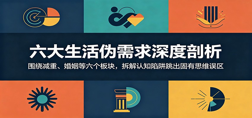 六大生活伪需求深度剖析:围绕减重、婚姻等六个板块,拆解认知陷阱跳出固有思维误区-研习库
