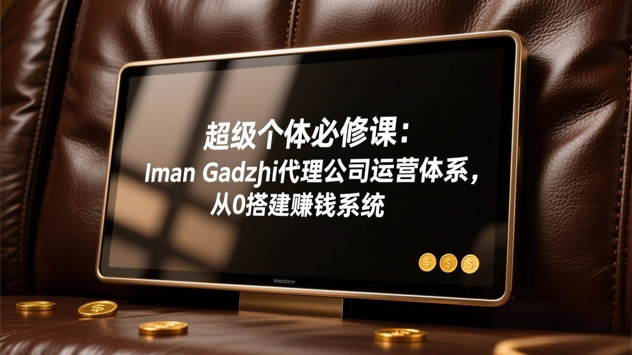 (17525期)超级个体必修课:Iman Gadzhi代理公司运营体系,从0搭建赚钱系统-研习库
