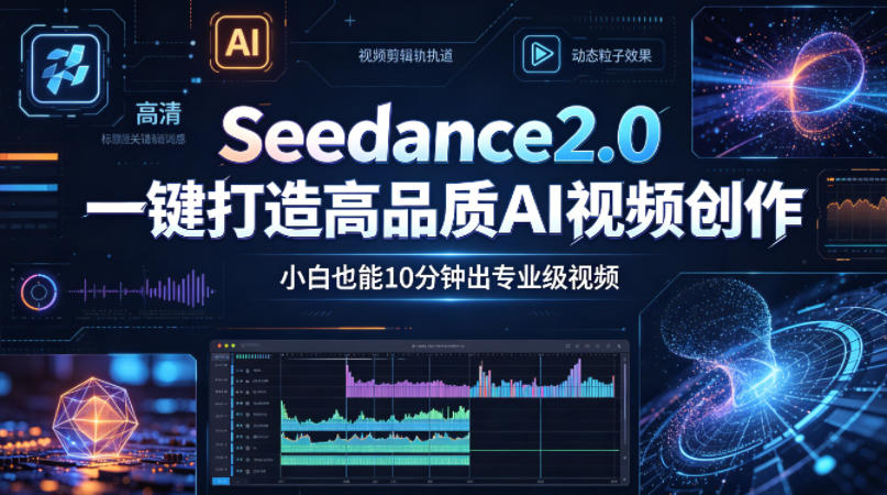 Seedance2.0一键打造高品质AI视频创作，小白也能10分钟出专业级视频-研习库