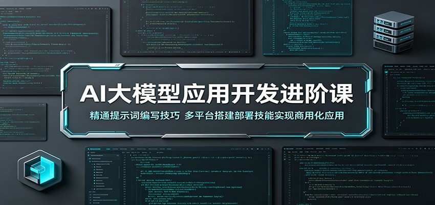 AI大模型应用开发进阶课：精通提示词编写技巧，多平台搭建部署技能实现商用化应用-研习库