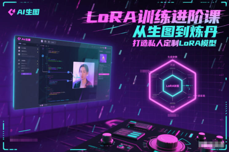 LoRA训练进阶课，从生图到炼丹，打造私人定制LoRA模型-研习库
