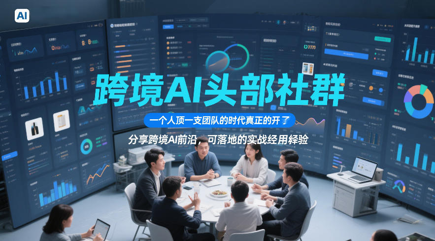 跨境AI头部社群，一个人顶一支团队的时代真正的开始了，分享跨境AI前沿，可落地的实战经验（更新6月29日）-研习库