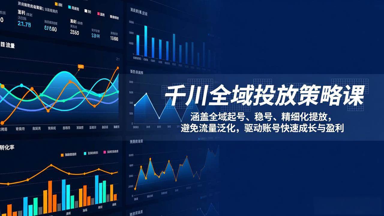 （17285期）千川全域投放策略课：涵盖全域起号、稳号、精细化投放，避免流量泛化，驱动账号快速成长与盈利-研习库
