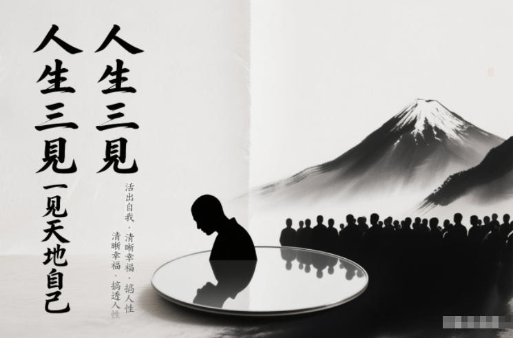 人生三见一见天地见众生见自己,活出自我拥有清晰幸福人生,搞透人性-研习库