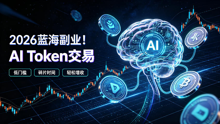 2026全新风口副业|AI智能Token交易,空闲时间轻松 賺 收益,无需全天盯盘【揭秘】-研习库