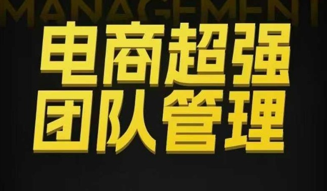 电商超强团队管理，组织绩效，到用人执行，分权合伙-研习库