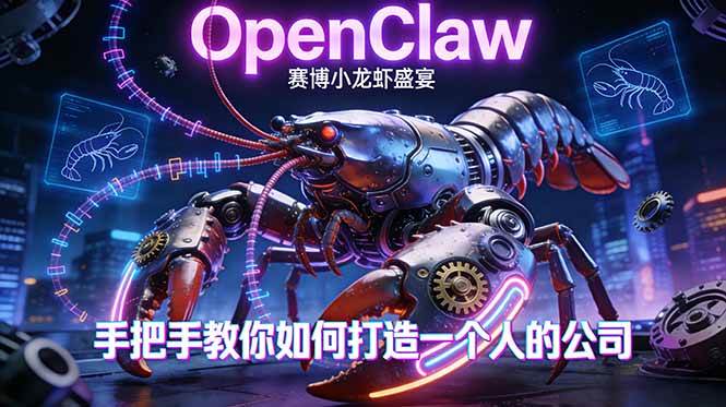 （17684期）OpenClaw，小龙虾-从产品到爆款的成长之路，手把手教你如何打造一个人的公司-研习库