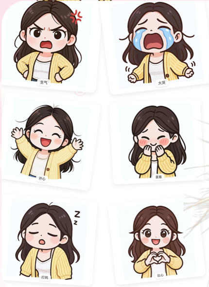 一张照片秒变多种表情包,三步就能拥有专属表情包库,零门槛玩转社交新玩法【文档】-研习库