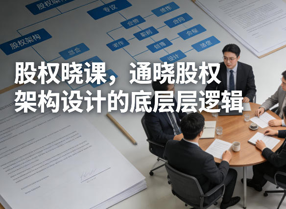 股权晓课，通晓股权架构设计的底层逻辑-研习库