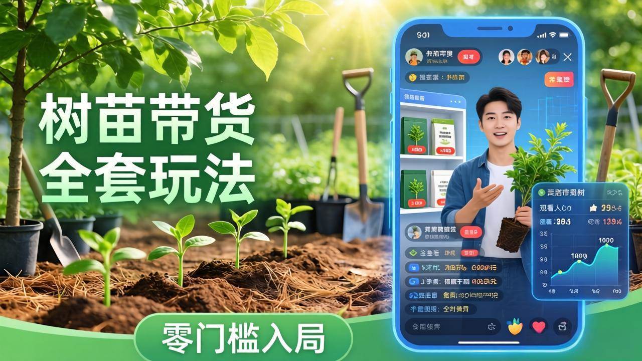 (17729期)视频号AI树苗带货全套玩法:零门槛入局,掌握豆包、千问等AI工具制作树苗视频的全套流程-研习库