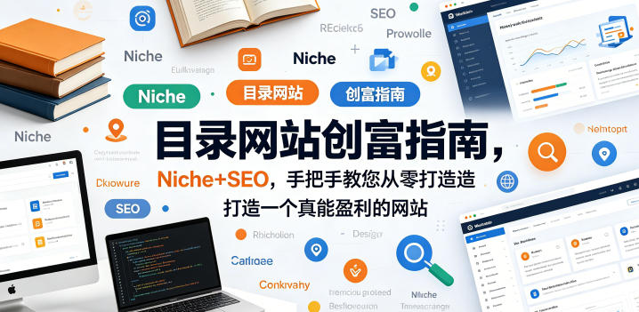 目录网站创富指南,Niche+SEO,手把手教您从零打造打造一个真能盈利的网站【原创双语字幕】-研习库