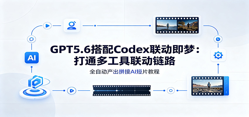 GPT5.6搭配Codex联动即梦:打通多工具联动链路,全自动产出拼接AI短片教程-研习库