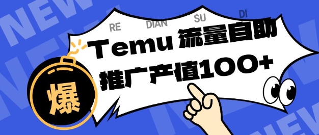 专注于Temu商家提供精准曝光浏览量，助力店铺排名提升和转化，单机日收入80-130【揭秘】-研习库