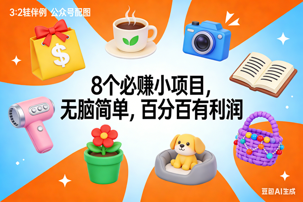 （17114期）8个必赚小项目，无脑简单，百分百有利润，副业首选，日入300+-研习库