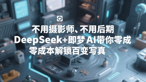 不用摄影师、不用后期,DeepSeek+即梦AI带你零成本解锁百变写真!-研习库